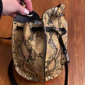 Isabel marant snake crossbody bag